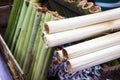Thai Dessert, Sweet sticky rice in bamboo stick