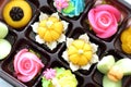 Thai desserts colorful Royalty Free Stock Photo