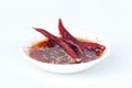 Thai dipping sauce,Meat sauce. Royalty Free Stock Photo