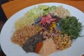 Thai dish Khao Yum full of herbs and rice Royalty Free Stock Photo
