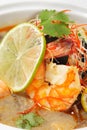 Thai Dishes - Tom Yam Kung Royalty Free Stock Photo