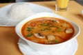 Thai Dishes - Tom Yam Kung Royalty Free Stock Photo