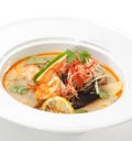 Thai Dishes - Tom Yam Kung Royalty Free Stock Photo