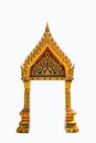 Thai Door Frame Isolated