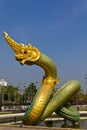 Thai dragon or king of Naga statue