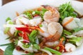 Thai dressed spicy salad Royalty Free Stock Photo