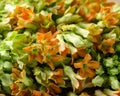 Thai edible flowers (cowslip creeper, Tonkin jasmine or Pakalana vine) Royalty Free Stock Photo