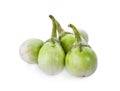 Thai eggplant isolated on white background Royalty Free Stock Photo