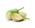 Thai eggplant isolated on white background Royalty Free Stock Photo