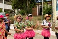 Thai elderly people celebrate Songkran festival or Thai New Year