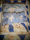 THAI ESARN famous unique myth story mural fresco painting