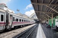 Thai express train in Bangkok station