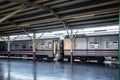 Thai express train in Bangkok station