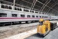 Thai express train in Bangkok station