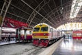 Thai express train in Bangkok station