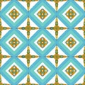 Thai filigree blue decoration seamless pattern Gift Wrap background wallpaper