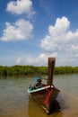 Thai fisherman boat Royalty Free Stock Photo