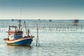 Thai fishing boat used as a vehicle for finding fish