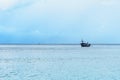 Thai fishing boat used as a vehicle for finding fish