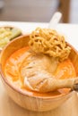 Thai Food Chiang Mai noodles/curried noodles soup .