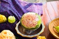 Thai food decoration. Fruits carve. watermelon carving 1800311 2