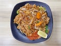 Thai food dish Phad Thai Royalty Free Stock Photo