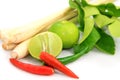 Thai food ingredient for Tom yum Royalty Free Stock Photo