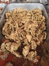 Thai food is ` Mu Thod ` made from pork and ingredient the will fried should