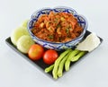 Thai food ,Nam Pik Aoung , chili sauce Royalty Free Stock Photo