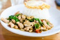 Thai Food Pad Kaprao Royalty Free Stock Photo