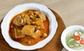 Thai food pork mussaman curry Royalty Free Stock Photo