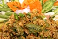 Thai food pork salad