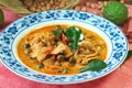 Thai food red curry panang