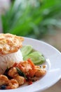 Thai, food, shrimp, fried Royalty Free Stock Photo