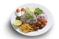 Thai food shrimp paste fried rice, Khao Kluk Kapi Royalty Free Stock Photo