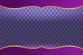 Thai Frame Luxury Violet Background Vector