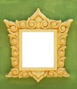 Thai frame on wall