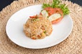 Thai Fried Rice with Chicken Royalty Free Stock Photo