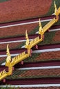 Thai gable roof Royalty Free Stock Photo