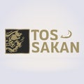 Thai giant logo. Thai ancient Tossakan. Lord Tossakan king of Gi
