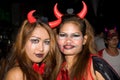 Thai girls celebrates Halloween on October 31 2010