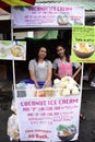 Smiling Ice cream girls