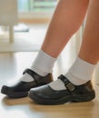 Thai schoolgirl's shoe Royalty Free Stock Photo