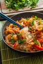 Thai Glass Noodle with shrimps and vegetables salad