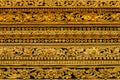 Thai golden stucco Royalty Free Stock Photo