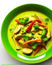 Thai green chicken curry