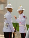 Thai guards at the Bangkok Royal Palace