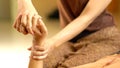 Thai hand Massage Royalty Free Stock Photo