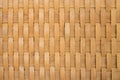 Thai handcraft of bamboo weave pattern. Royalty Free Stock Photo