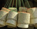 Thai Handmade Bamboo Container for Holding Cooked Glutinous Rice
